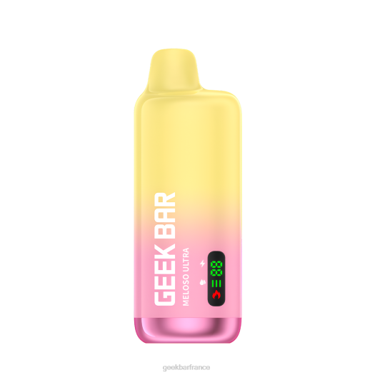 Bar Geek Marseille - Geek Bar Meloso vape ultra jetable F6F696 glace à la pêche juteuse