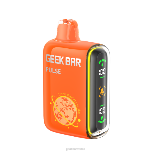 Bar Geek Bordeaux - Geek Bar Pulse vape jetable 15k F6F665 explosion arc-en-ciel tropical