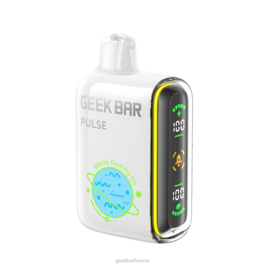 Geek Bar Flavors - Geek Bar Pulse vape jetable 15k F6F668 glace gommeuse blanche