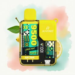 Aivono Aim Tank 9500 Menthe Citronnée avec Affichage LCD et 650mAh