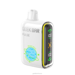 Bar Geek Marseille - Geek Bar Pulse vape jetable 15k F6F656 menthe de Miami - menthe de miami