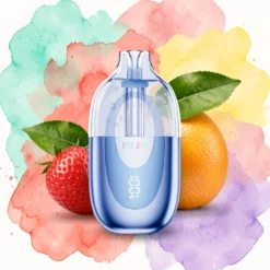 JNR Lila Kiss 60K : jusqu'à 60 000 bouffées, 24ml, 0,6Ω double mesh, nicotine 2%